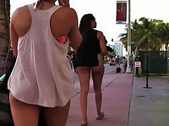 Latinas In Miami Florida Walking In Thong String Voyeur