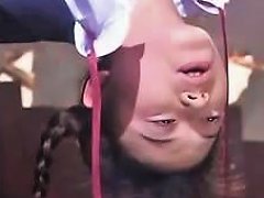 Asian Teen Schoolgirl Water And Rope Bondage
